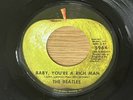 The Beatles Apple 45 record ALL YOU NEED IS LOVE / BABY YOU’RE A RICH MAN