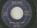 IDLE FEW People Thats Why BLUE BOOK   NORTHERN SOUL USA 45