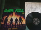 OVERKILL LP FEEL FOR FIRE ORINAL FIRST PRESS RECORD NEAR MINT
