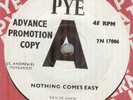 SANDIE SHAW**NOTHING COMES EASY**DEMO**BEAT**THE PYE LABEL**LISTEN