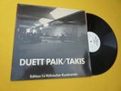 LP DUETT PAIK/TAKIS - Klangraum Takis - GERMANY - 1979 - Gatefold (EX+/EX++)