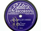 LITTLE WILLIE LITTLEFIELD on 1948 EDDIE'S RECORDS 1202; Autographed  [BLUES 78]
