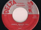 Rare Blues TABBY & His Mellow Men - CHURCH MEMBERS BALL - 1953 DELTA 45 Jackson