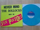 SEX PISTOLS-NEVER MIND THE BOLLOCKS LP-PUNK CLASH DAMNED TURQUOISE RE-ISSUE