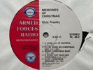 ELVIS PRESLEY Memories Of Christmas PROMO Armed Forces Radio LP + SLIM WHITMAN