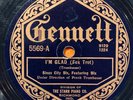 Sioux City Six + Bix, Trumbauer, Mole   I'm Glad/Flock O' Blues   Gennett 5569