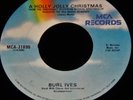 Vintage Record,BURL IVES: HAVE A HOLLY JOLLY CHRISTMAS,PROMO,45 rpm,1980,TV Show