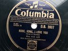 Miss Hue Lee Rose Rose I Love You 78rpm Shellac Record 1951 *RARE* Chinese