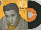 ELVIS PRESLEY 45 TOURS LOVING YOU AMOUR FRENETIQUE NO 1 RCA 1969 RARE