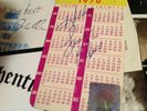 ELVIS PRESLEY SIGNED CALENDAR/COA PLUS 2 OTHER AUTOGRAPHS  100+PHOTOS +++