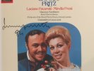 Signed Luciano Pavarotti 'Mascagni L'Amico Fritz' Double LP Vinyl - EMI 1969