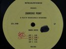 ZABRISKIE POINT Radio Spots MGM KAL-043 LP single-sided promo   