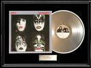 KISS DYNASTY ALBUM FRAMED LP WHITE GOLD SILVER METALIZED RECORD NON RIAA AWARD