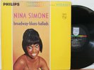 Nina Simone LP “Broadway, Blues, Ballads”   Philips 600-148   DG   VG++