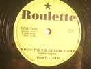 78 : GREEN LAB ROULETTE 7001-JIMMY LLOYD-RIO DE ROSA FLOWS/ ROCK-A-BILLY -RARE
