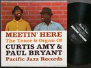 CURTIS AMY PAUL BRYANT Meetin' Here LP PACIFIC JAZZ PJ-26 US 1961 JAZZ DG MONO