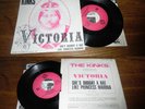 THE KINKS - Victoria Rare ORG French PS 7' Pye Garage Beat Mods 69'