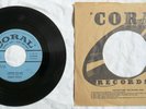 Coral Records 45 Buddy Holly Listen To Me/I'm Gonna Love You Too Promo Vtg
