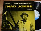 Magnificent Thad Jones Vol 3 EX  1st Flat NY23 Blue Note lp Gigi Gryce Elvin