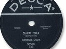 Rare 1957 GEORGIE COOK Polka 78 RPM Record. Seaway Polka
