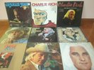 CHARLIE RICH - 10 VINYL LP RECORD LOT/ VINTAGE NICE