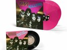 KISS KILLERS PINK VINYL 2 LP FOIL DOWNKNEES 7 INCH +10 SHOUT IT OUT LOUD SINGLES