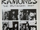 blue vinyl record re-issue The Ramones Blitzkrieg Bop/Havana Affair 7' good con