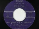 Black Gospel 45 - D.C. Christian Harmonizers - This World - Fink - mp3