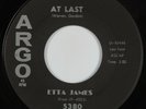 Deep Soul 45 ETTA JAMES At Last ARGO HEAR