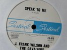 J. Frank Wilson And The Cavaliers – Speak To Me FESTIVAL FK-816 Aussie 60s 45