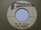 LONE RANGER The Big Match STUDIO ONE Reggae 7