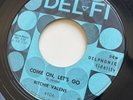 RITCHIE VALENS Come On Let’s Go teen rocker rockabilly 45 DEL-FI VG++