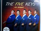 THE FIVE KEYS ON STAGE ULTRA-RARE ORIG '58 BLACK LABEL PROMO LP UNCENSORED COVER