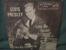 Elvis Presley RCA 47-6643 Love Me Tender 45 W/ GREEN Sleeve 1956