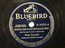 COUNTRY RILEY PUCKETT Whistle & Blow Yr Blues Away BLUEBIRD 8452 EE+/E MANDOLIN