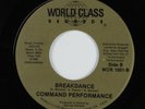 Funk Boogie Electro 45 COMMAND PERFORMANCE Breakdance WORLD CLASS VG++/NM HEAR