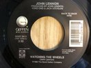 JOHN LENNON RARE BACK TO BACK HITS  STORE STOCK 45 WATCHING THE WHEELS