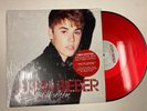 JUSTIN BIEBER Under The Mistletoe LP Island B0025302-01 US 2016 EX RED VINYL  9E