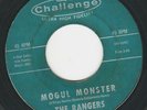 THE RANGERS (THE SUNRAYS) SURF 45 HEAR  MOGUL MONSTER KIM FOWLEY RARE STOCK