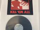 METALLICA vinyl lp KILL EM ALL 1983 Megaforce Silver Labels MRI 069 VG++/VG++