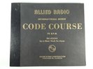 Vintage Allied Radio International Morse Code Course Complete Vinyl Set 78 RPM
