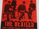 THE BEATLES * SHE LOVES YOU   /  I'LL GET YOU * 1963 * SWEDEN ORIGINAL
