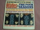 The Beatles vs The Four Seasons 2 LP Set Vee Jay DX 30 with Poster 1964 