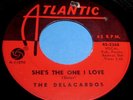 THE DELACARDOS She's The One I Love/Got No One 45 Orig Atlantic Northern Soul