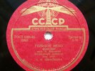 78rpm ALEX TSFASMAN & his Jazz orchestra - Blue Skies foxtrot Irving Berlin USSR
