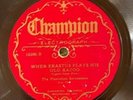 Champion15386 Alex Jackson Plantation Serenaders  MISSOURI SQUABBLE  78rpm E- 27