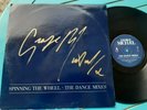 GEORGE MICHAEL autograph vinyle maxi 12 SPINNING THE WHEEL signed live collector