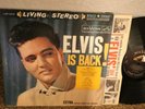 ELVIS PRESLEY ORIGINAL ELVIS IS BACK STEREO ALBUM 1960 WITH STICKER NM RECORD