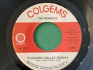 RARE Colgems circle logo Monkees 45 Pleasant Valley Sunday Dolenz Tork Nesmith