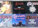 6 Original Saxon LPs Records Power Glory Denim Eagle Strong Arm Innocence